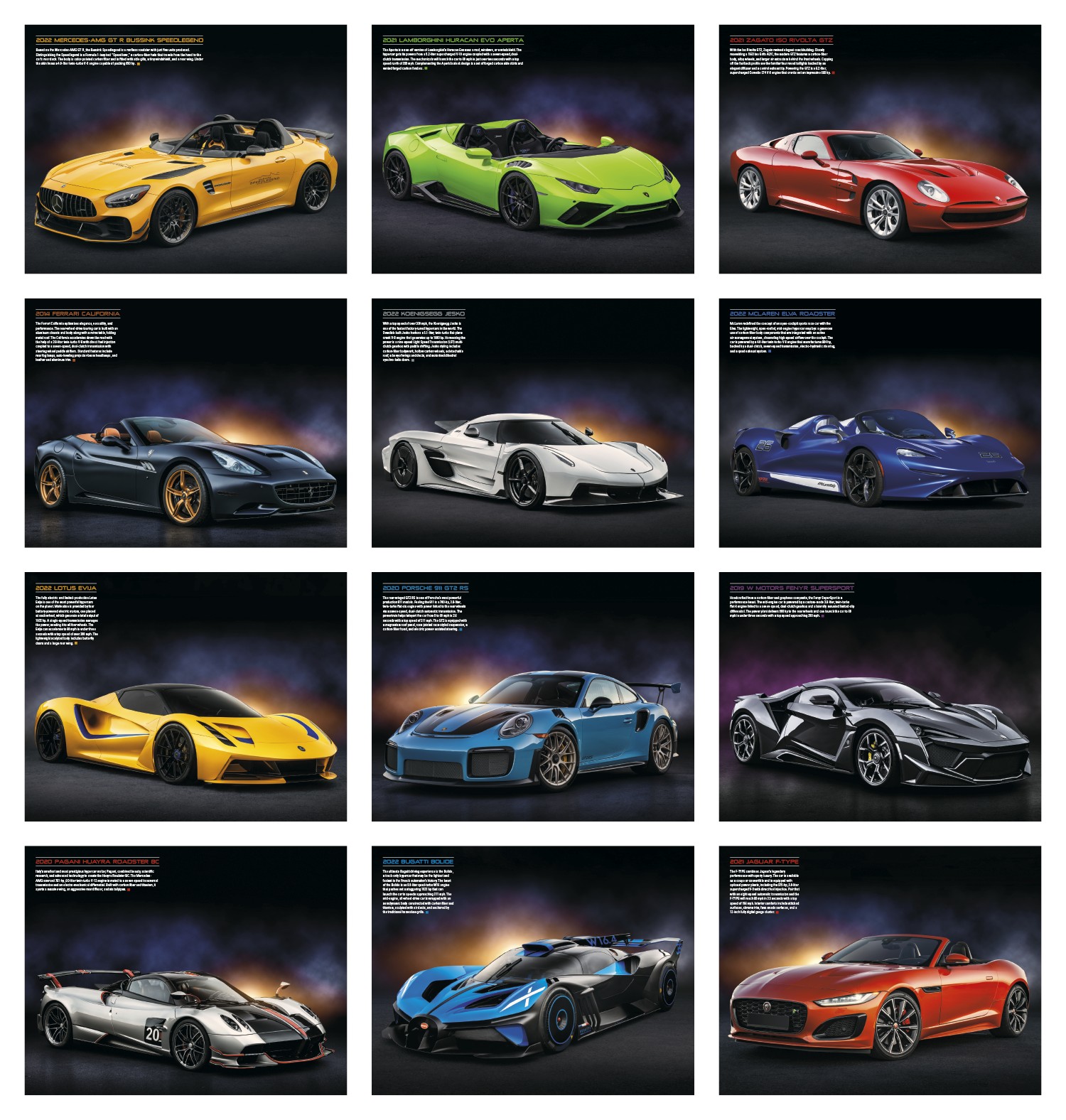 Triumph® Calendars Exotic Cars Calendar 2