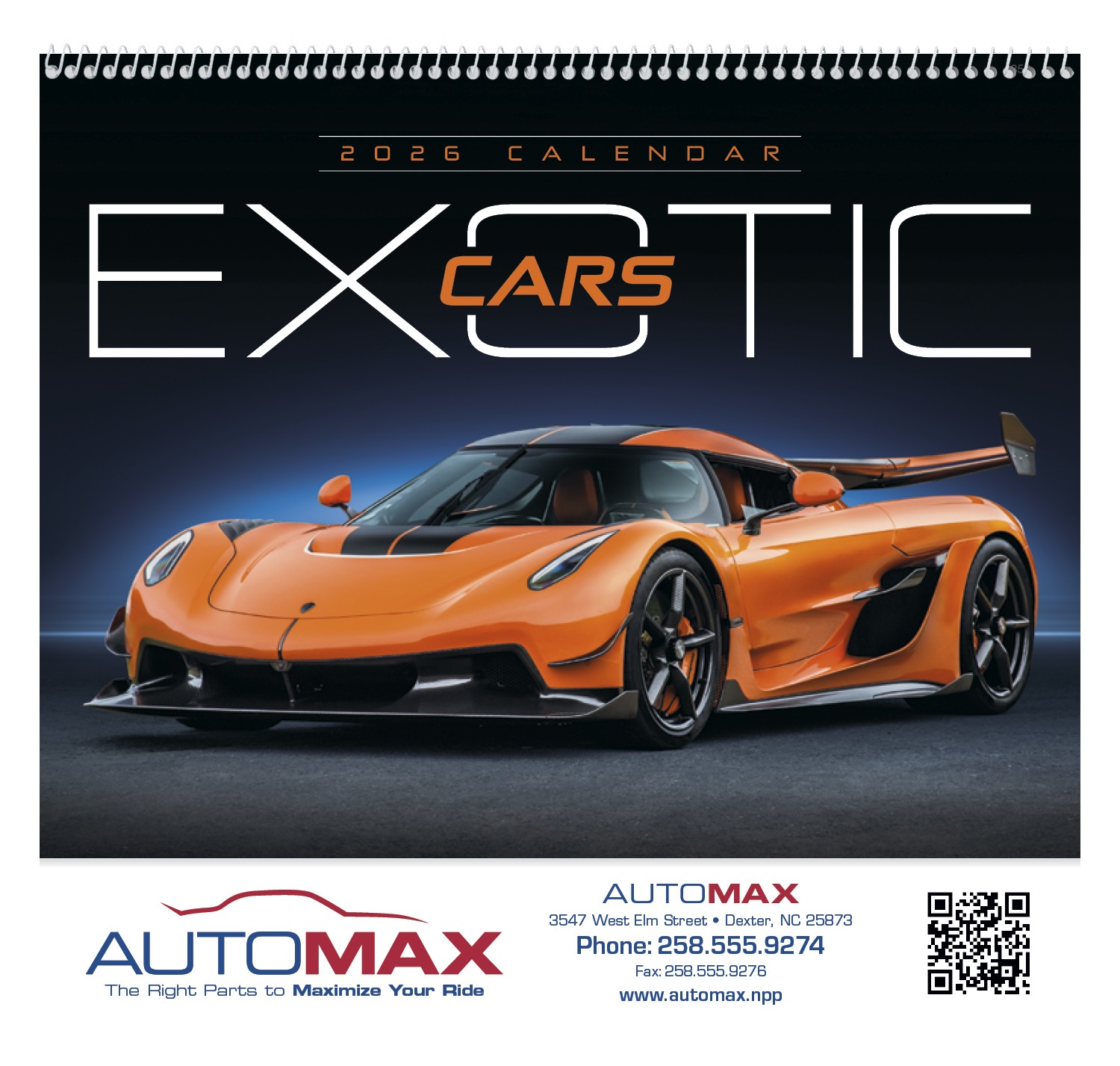 Triumph® Calendars Exotic Cars Calendar 2