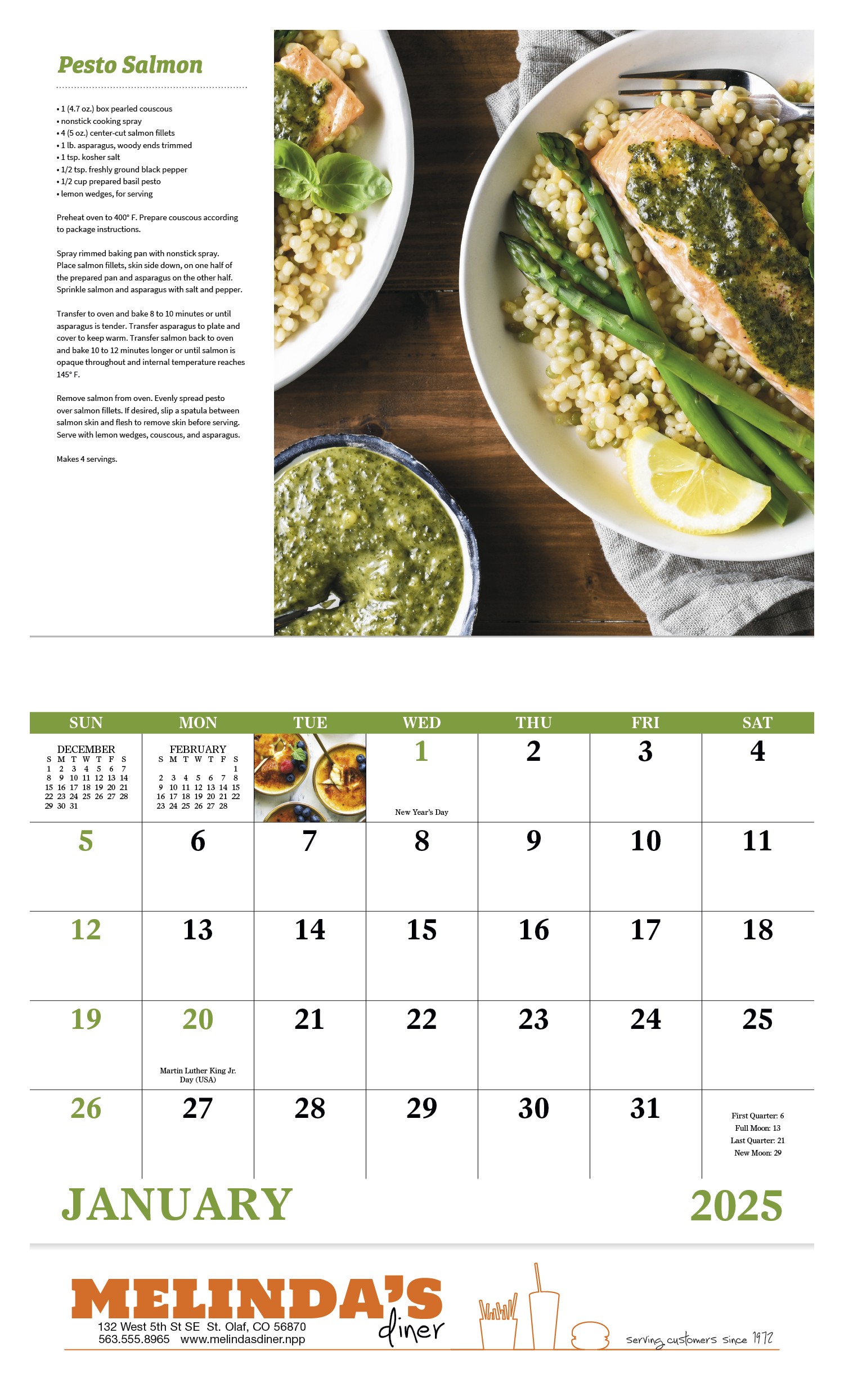 Good Value™ Delicious Dining - Stapled Calendar 2