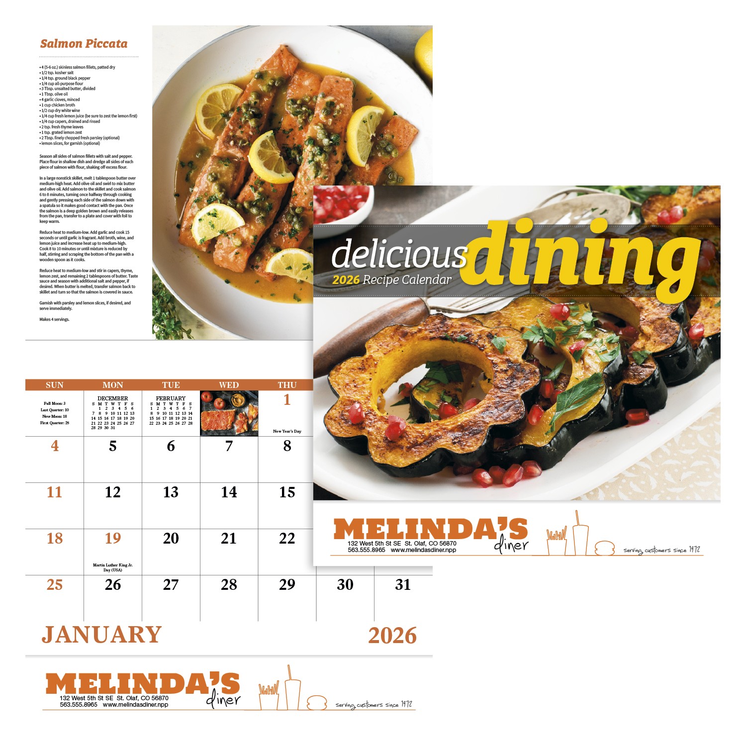 Good Value™ Delicious Dining - Stapled Calendar 2