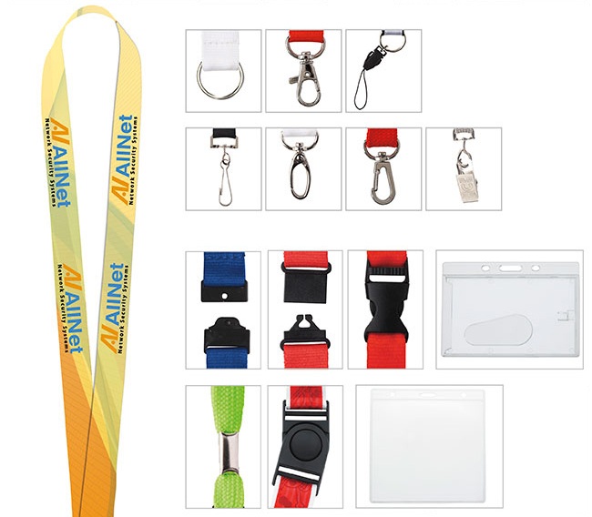 Universal Source® 5/8" Polyester 4 Color Lanyard 2