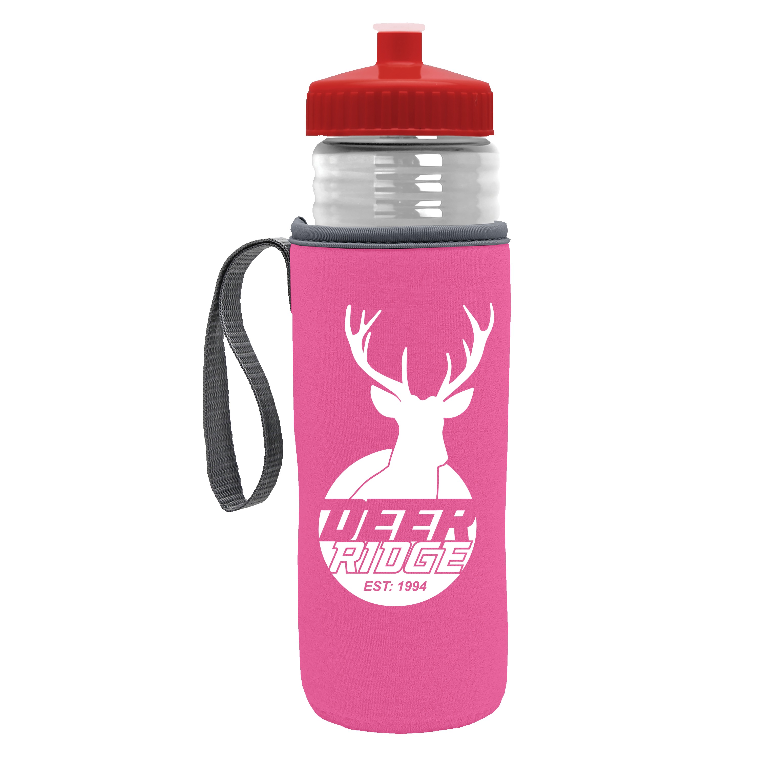 Garyline® Lifeguard Bottle with Push-Pull Lid and Insulated Caddy - 24 oz. 2