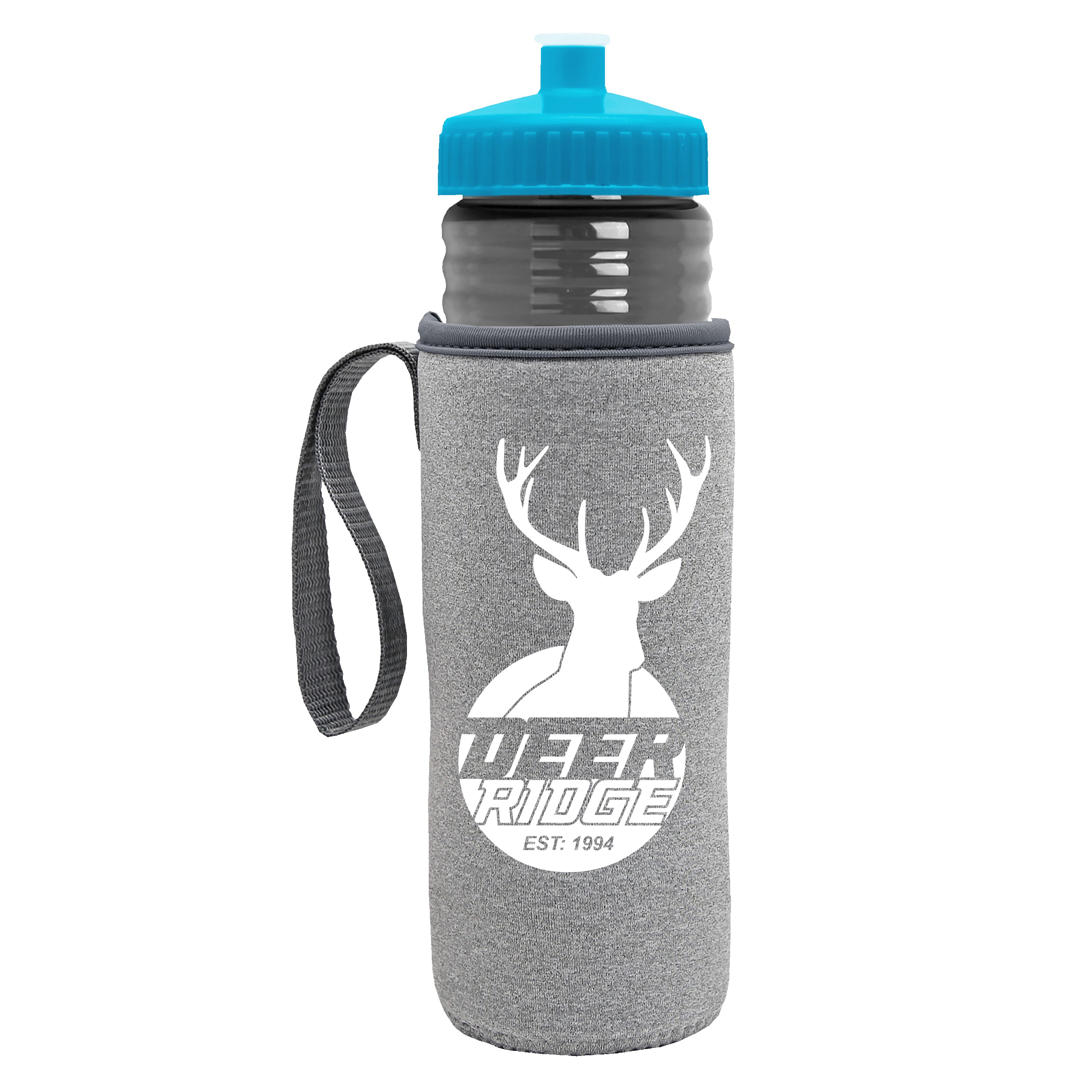 Garyline® Lifeguard Bottle with Push-Pull Lid and Insulated Caddy - 24 oz. 2