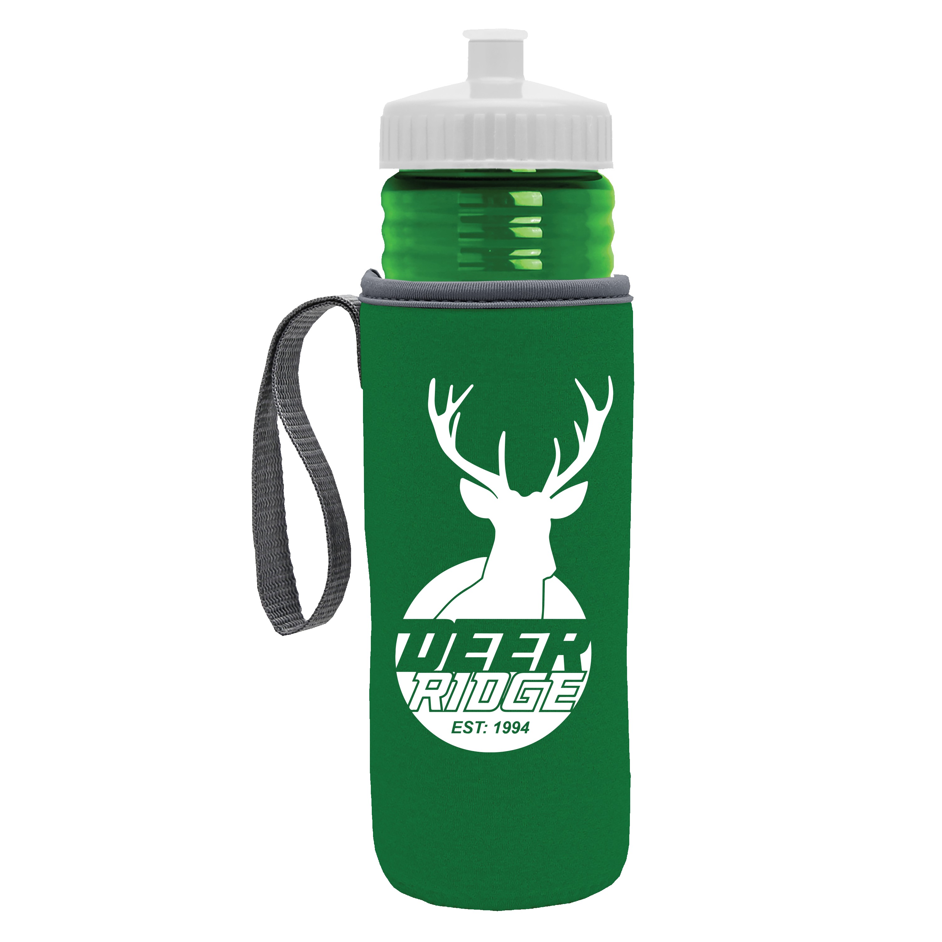 Garyline® Lifeguard Bottle with Push-Pull Lid and Insulated Caddy - 24 oz. 2
