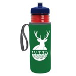 Garyline® Lifeguard Bottle with Push-Pull Lid and Insulated Caddy - 24 oz. - BCTB24_translucentred_bottle_navyblue_lid_green_insulator_1c.png Garyline® Lifeguard Bottle with Push-Pull Lid and Insulated Caddy - 24 oz. - BCTB24_translucentred_bottle_navyblue_lid_green_insulator_1c.png
