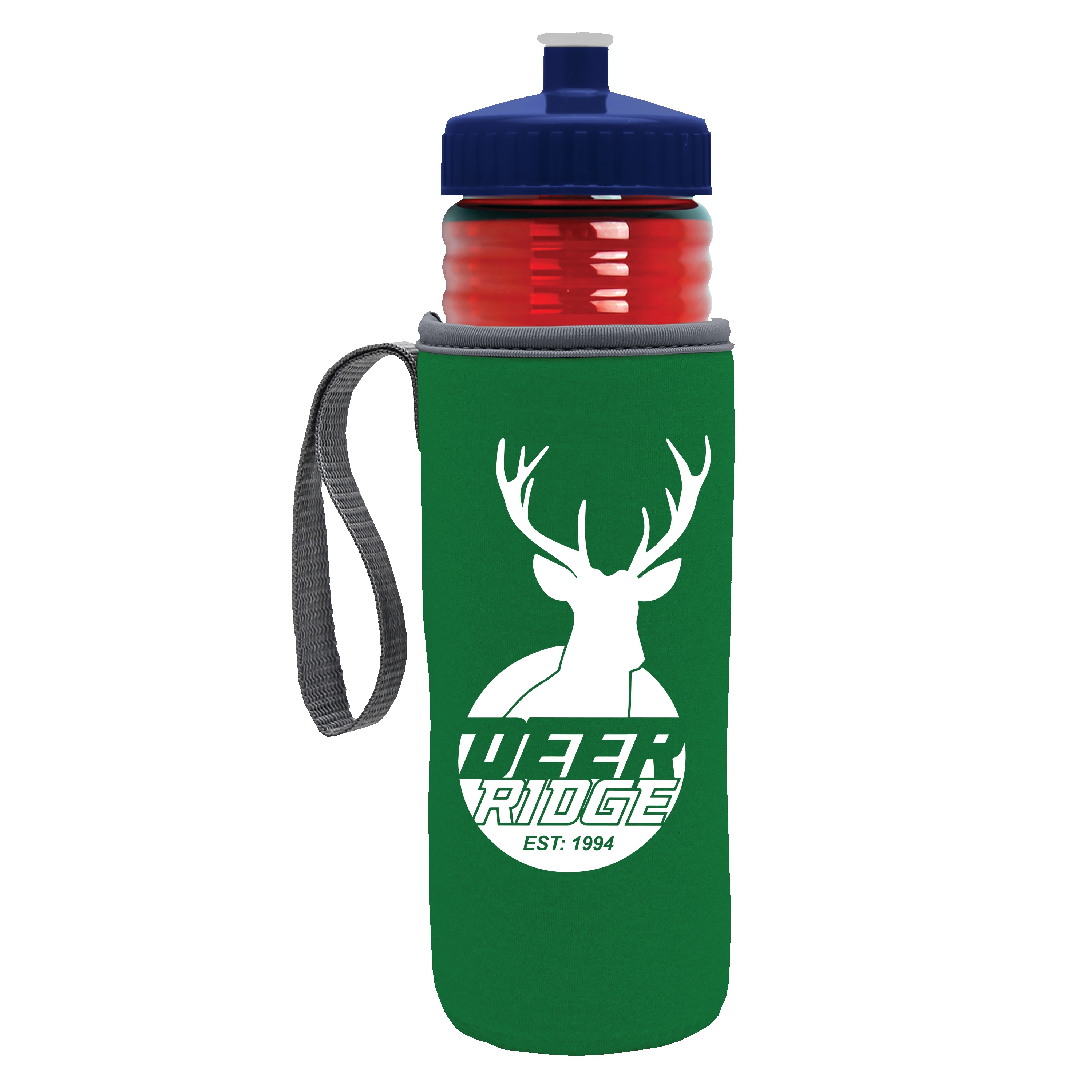 Garyline® Lifeguard Bottle with Push-Pull Lid and Insulated Caddy - 24 oz. 2