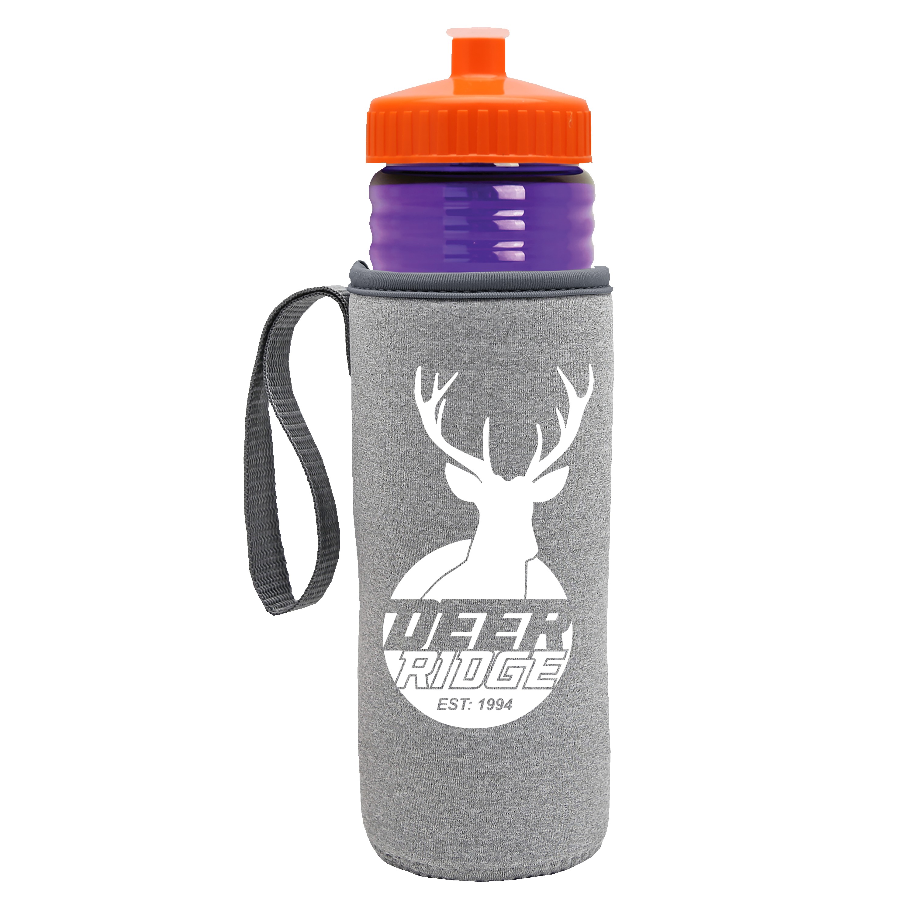 Garyline® Lifeguard Bottle with Push-Pull Lid and Insulated Caddy - 24 oz. 2