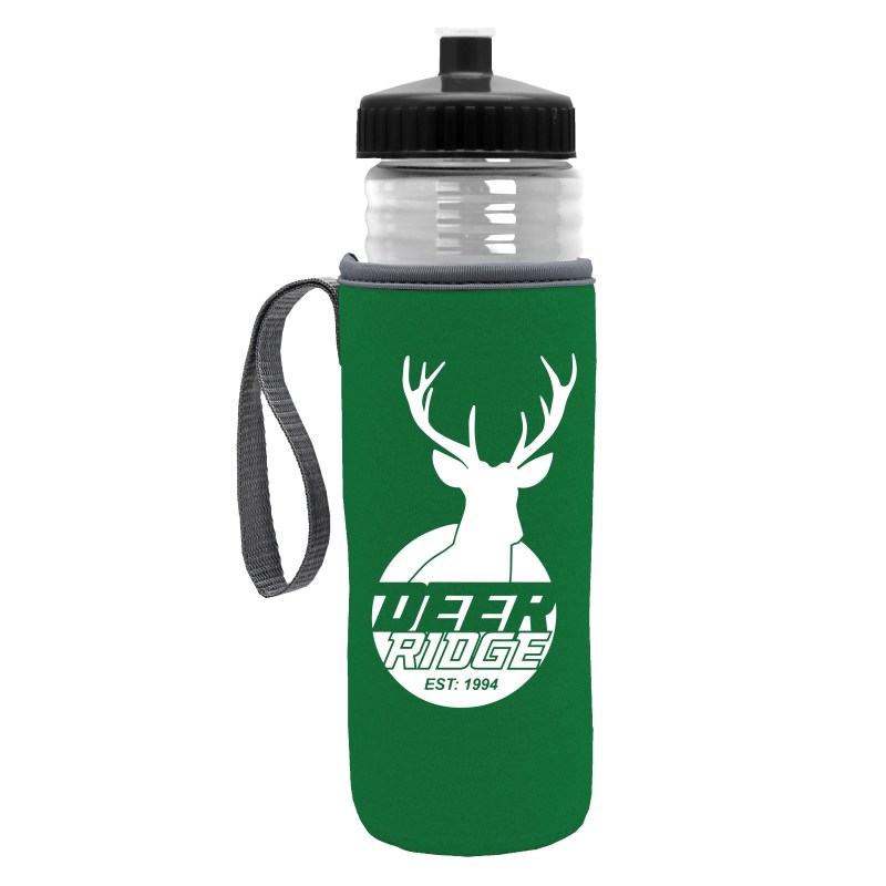 Garyline® Lifeguard Bottle with Push-Pull Lid and Insulated Caddy - 24 oz. 2 Garyline® Lifeguard Bottle with Push-Pull Lid and Insulated Caddy - 24 oz. 2