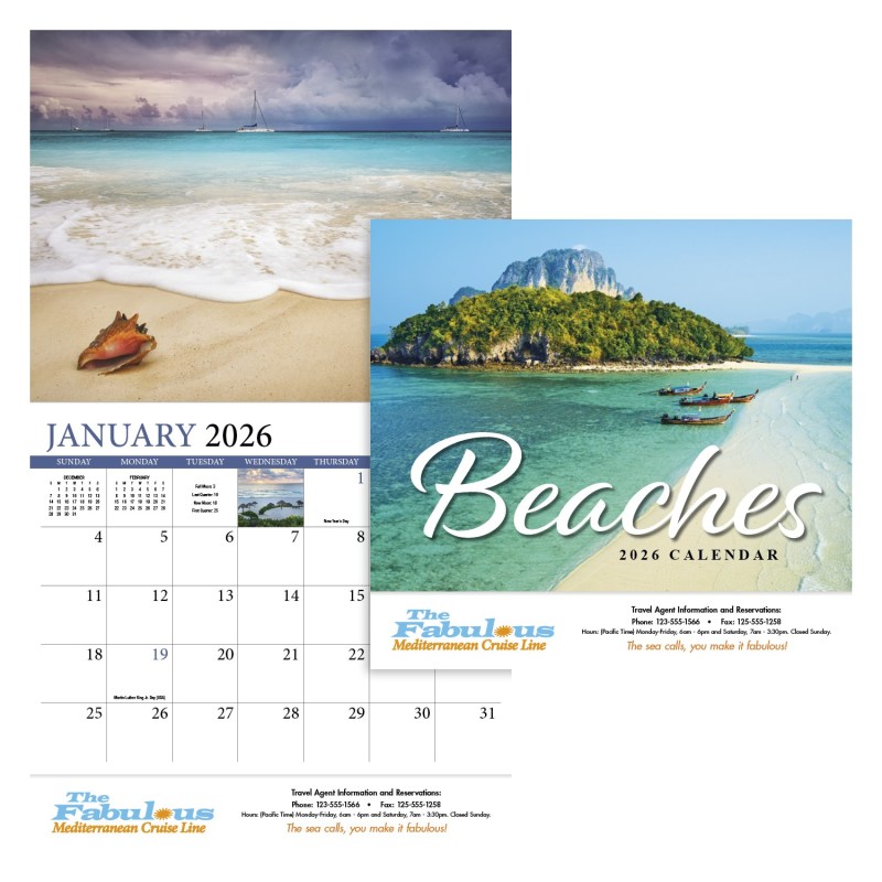 HotLine® Products Beaches Appointment Calendar - Stapled 2 HotLine® Products Beaches Appointment Calendar - Stapled 2