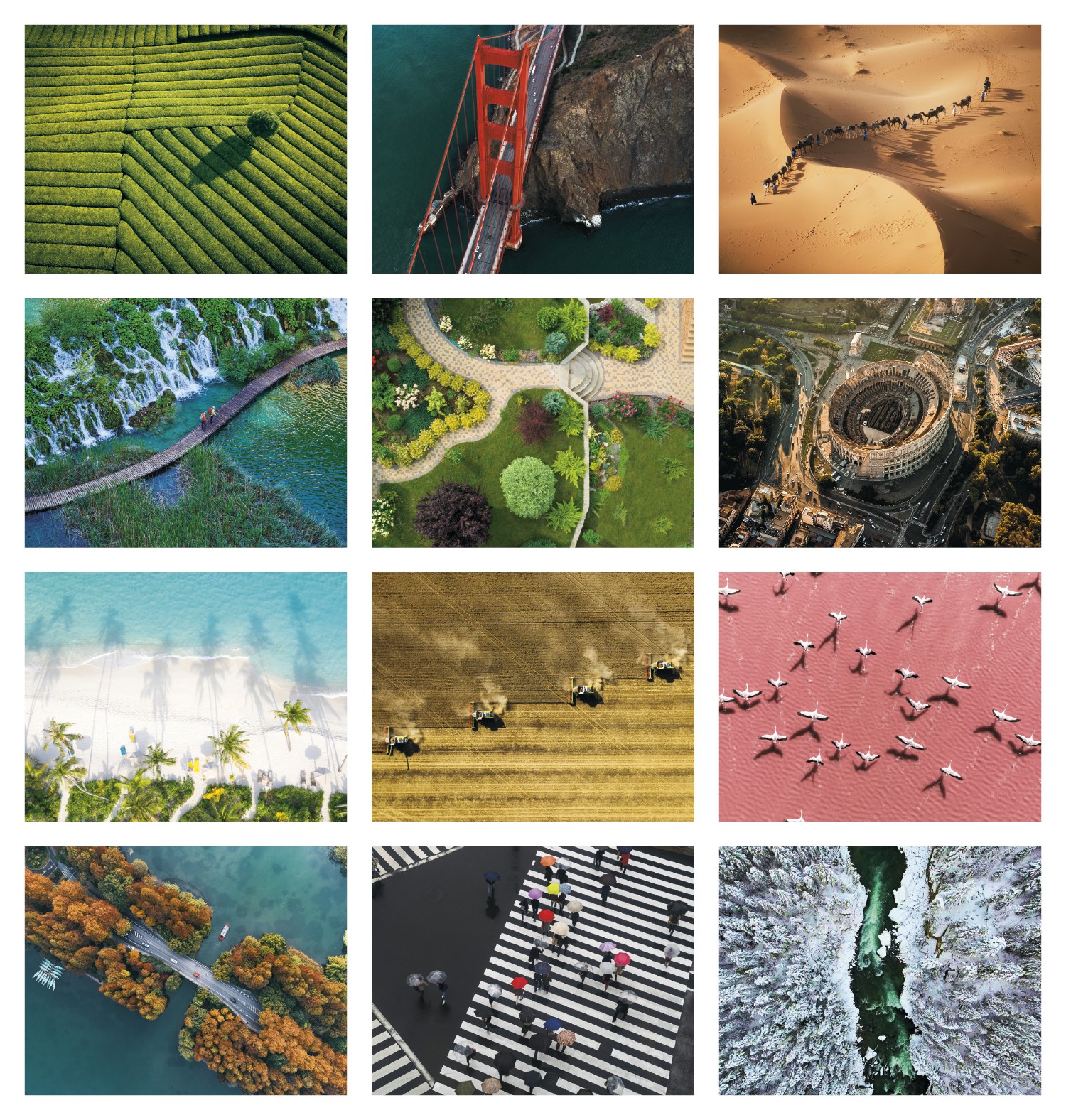Good Value™ View from Above - Stapled Calendar 2