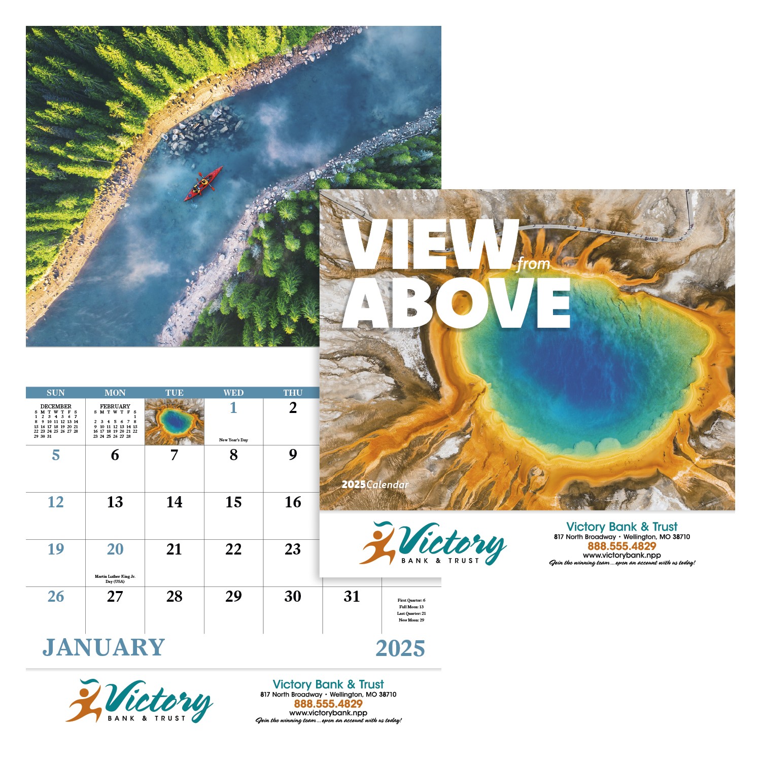 Good Value™ View from Above - Stapled Calendar 2