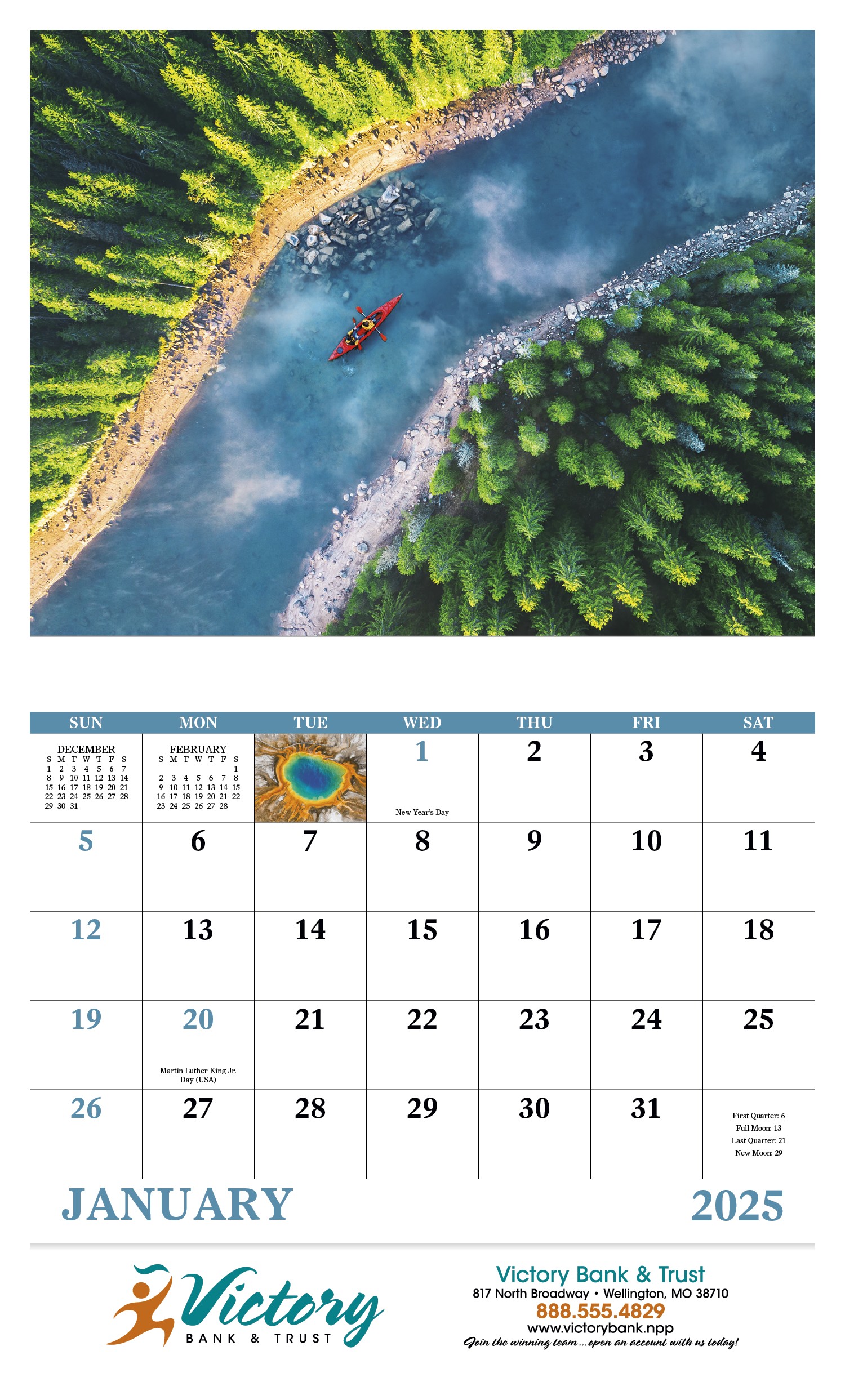 Good Value™ View from Above - Stapled Calendar 2