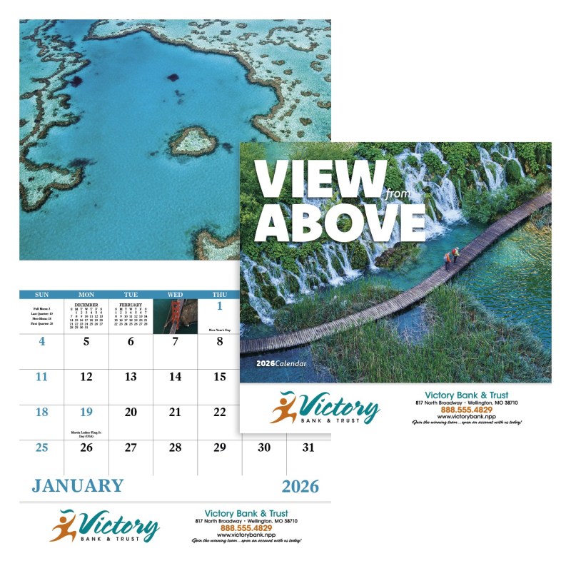 Good Value™ View from Above - Stapled Calendar 2 Good Value™ View from Above - Stapled Calendar 2