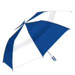 Shed Rain™ Windjammer® 58" Vented Auto-Open Jumbo Compact Umbrella - 2010 navy-white closed image Shed Rain™ Windjammer® 58" Vented Auto-Open Jumbo Compact Umbrella - 2010 navy-white closed image