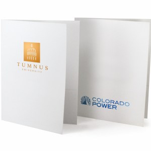 1 Color Foil-Stamped Pocket Folder-Standard White Paper 1 1 Color Foil-Stamped Pocket Folder-Standard White Paper 1