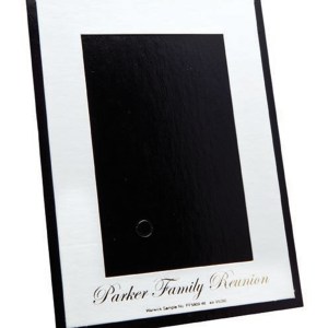 White on Black Photo Frame (5"x7") 1 White on Black Photo Frame (5"x7") 1