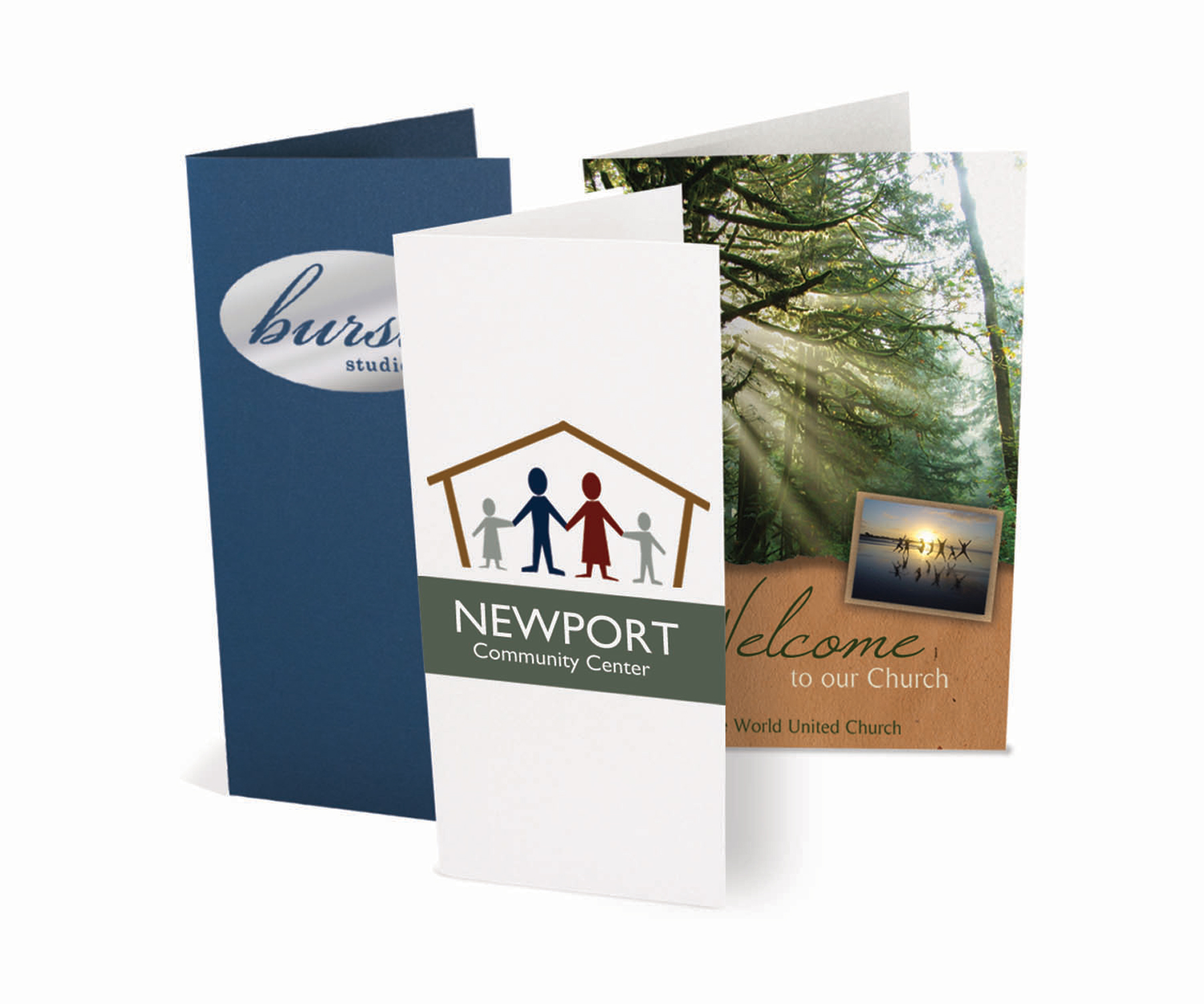 Mini Pocket Folder Foil Print-Classic Papers 1