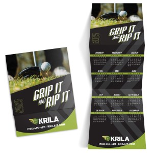 Golf Trifold Calendar 1 Golf Trifold Calendar 1