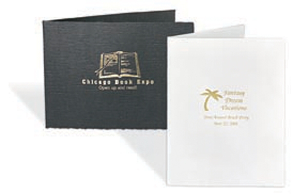 Black Horizontal Portrait Folder (8 1/2"x11") 1 Black Horizontal Portrait Folder (8 1/2"x11") 1