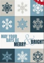 Classic-May Your Days Be Merry & Bright Holiday Greeting Card (5"x7") 1 Classic-May Your Days Be Merry & Bright Holiday Greeting Card (5"x7") 1