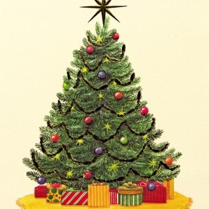 Premium-Christmas Tree Holiday Greeting Card 1 Premium-Christmas Tree Holiday Greeting Card 1