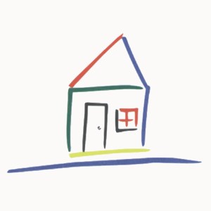 House Outline Everyday Blank Note Card (3 1/2"x5") 1 House Outline Everyday Blank Note Card (3 1/2"x5") 1