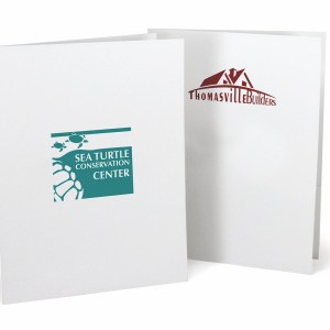 2 Color Foil-Stamped Pocket Folder-Standard White Paper 1 2 Color Foil-Stamped Pocket Folder-Standard White Paper 1