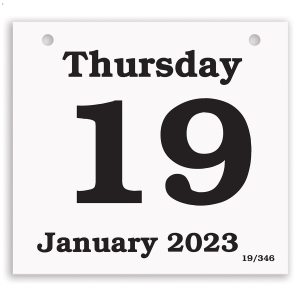 Daily Date Calendar Refill - Large Pad 1 Daily Date Calendar Refill - Large Pad 1