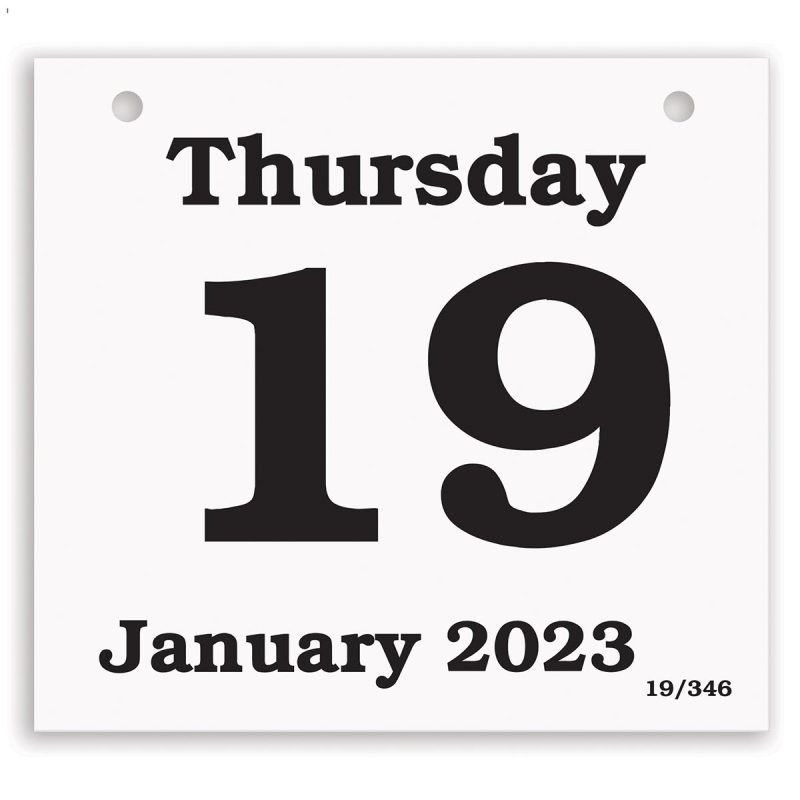 Daily Date Calendar Refill - Large Pad 1 Daily Date Calendar Refill - Large Pad 1