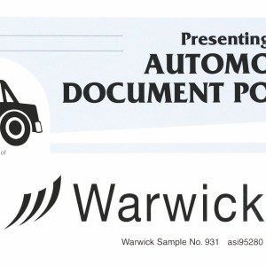 Stock Auto Document Pouch 1 Stock Auto Document Pouch 1