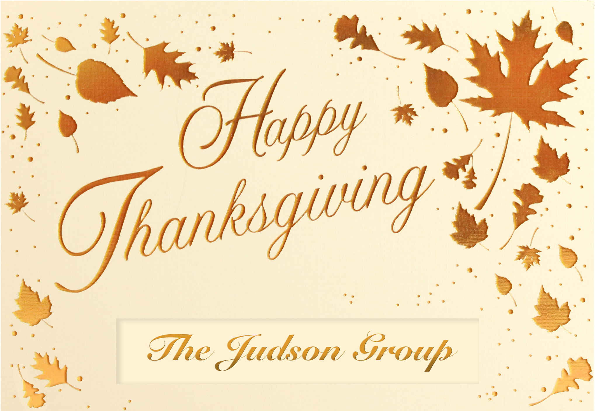 Premium-Scattered Thanksgiving Leaves Greeting Card 1 Premium-Scattered Thanksgiving Leaves Greeting Card 1
