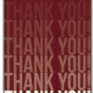 Thank You Words Business Note Card - 3 sizes 1 Thank You Words Business Note Card - 3 sizes 1