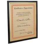 Mat Certificate Frame for 8"x10" Certificate 1 Mat Certificate Frame for 8"x10" Certificate 1