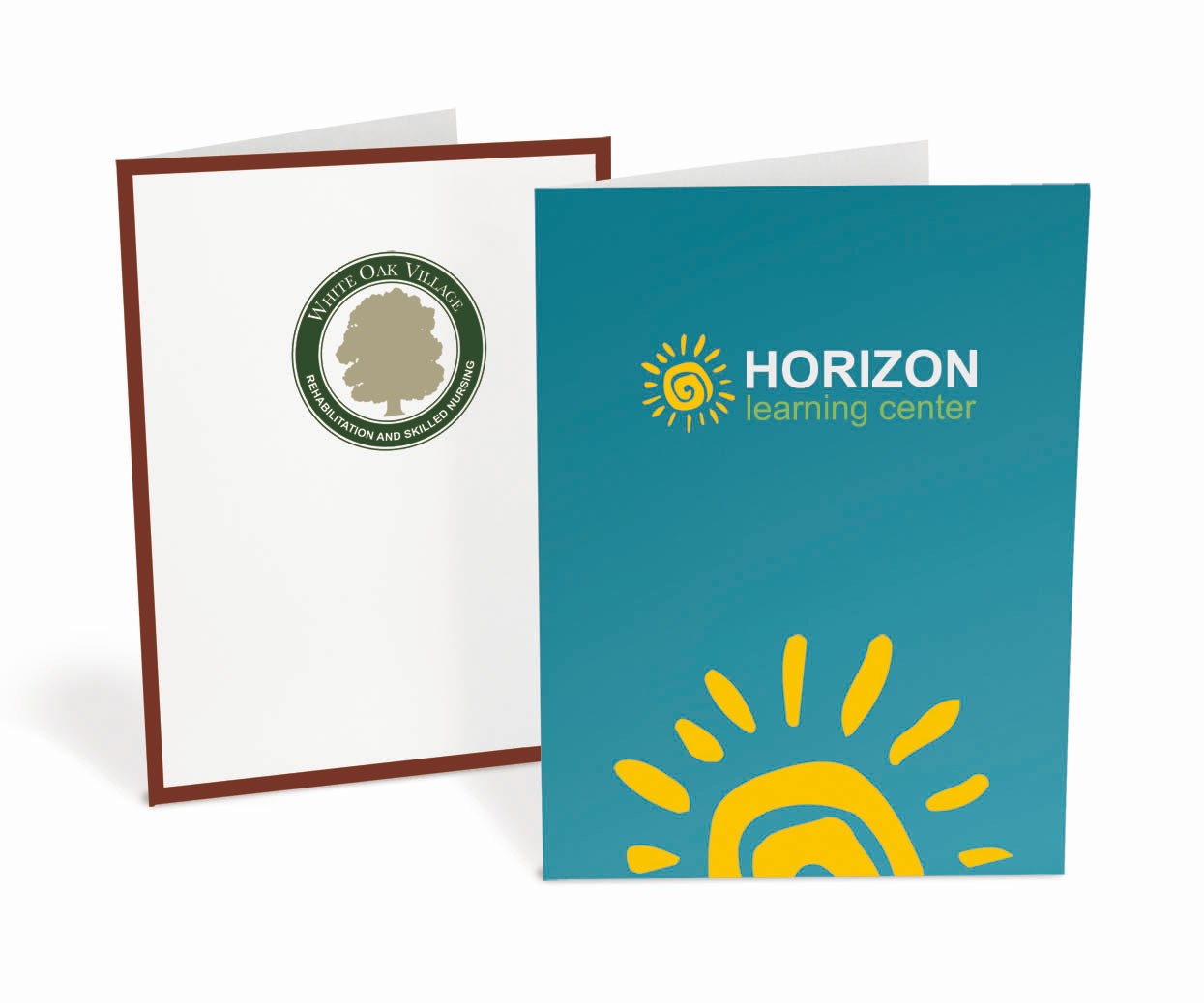 Ink Printed Pocket Folders-Designer Papers 1