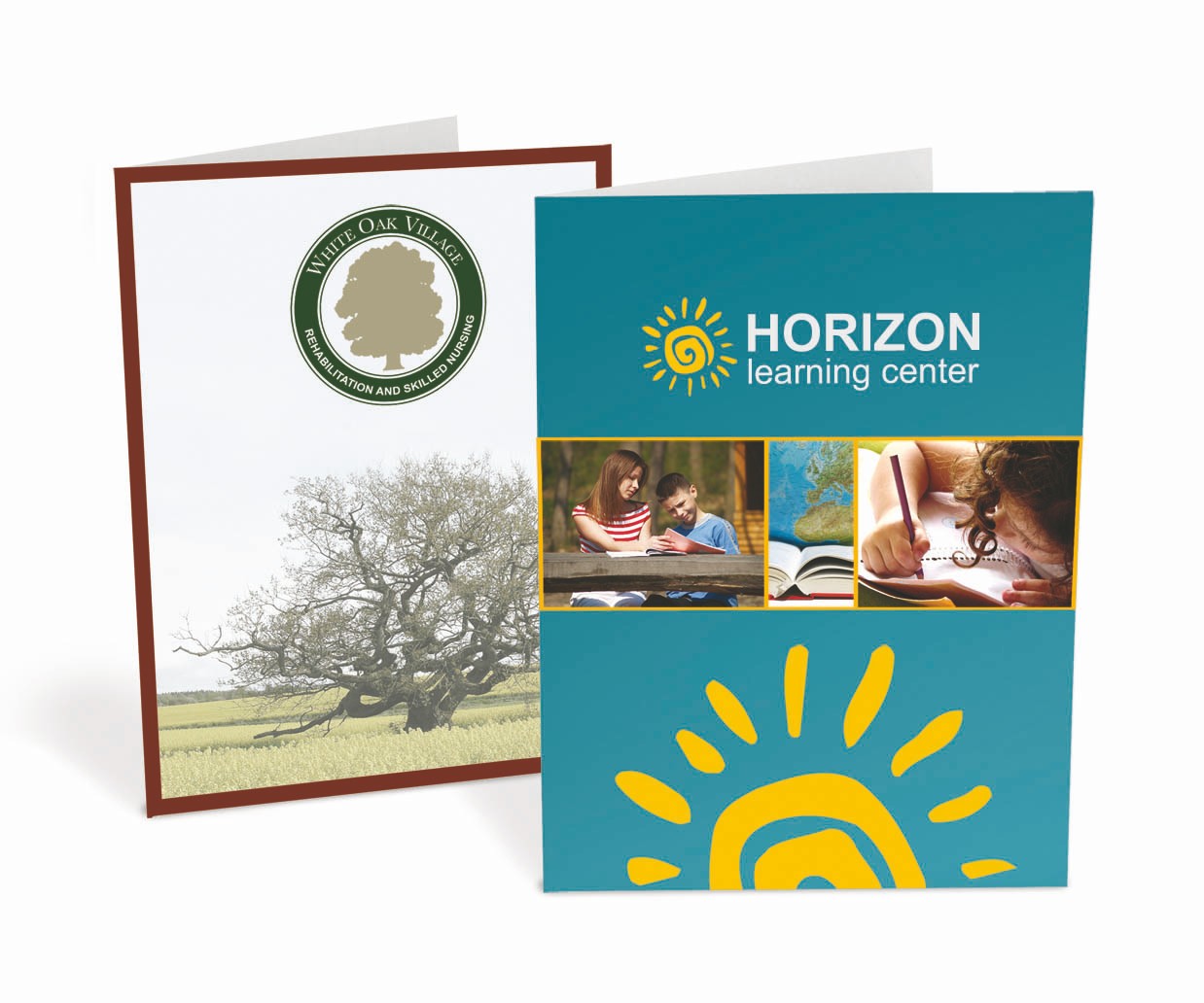 Ink Printed Pocket Folders-Designer Papers 1