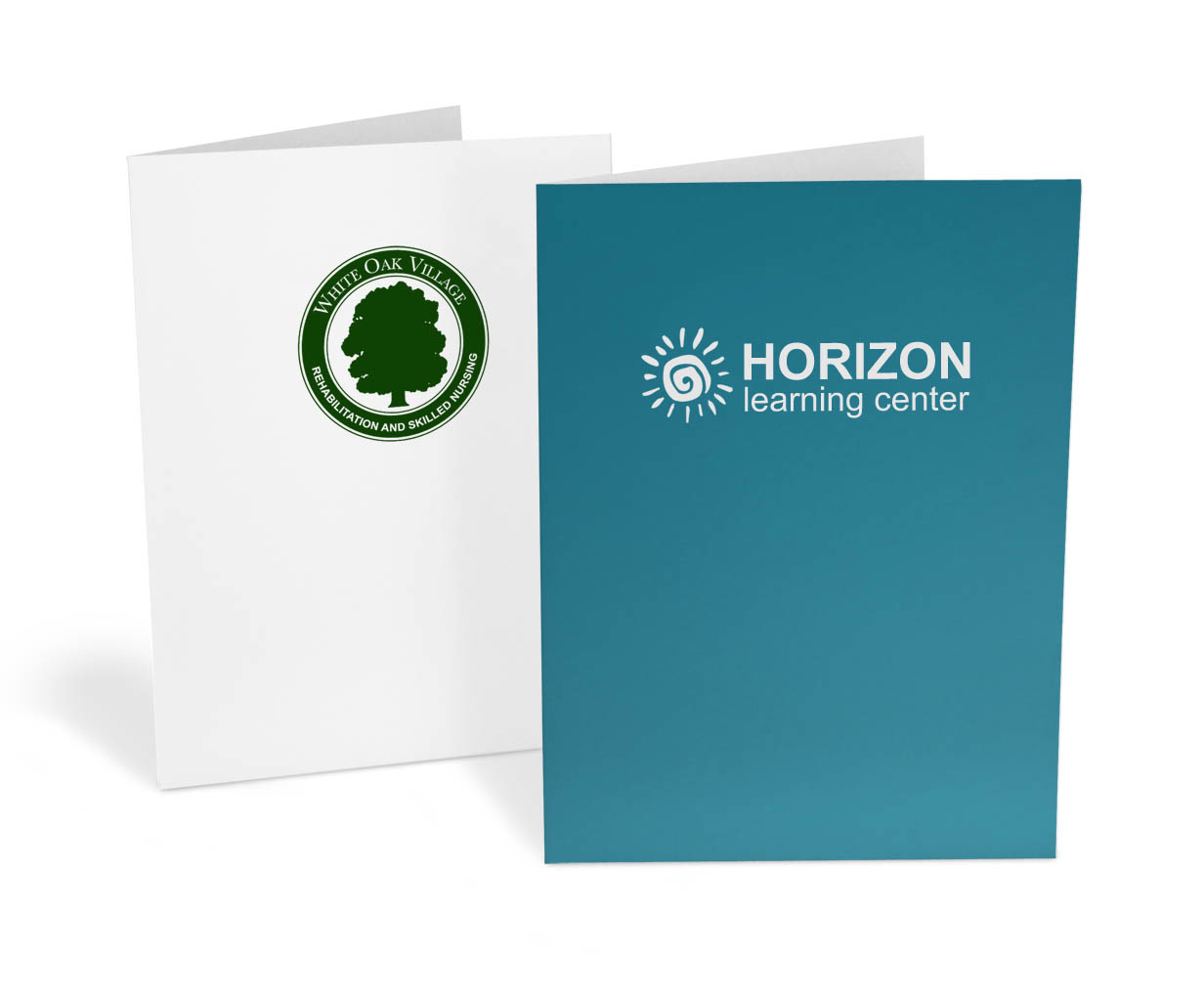 Ink Printed Pocket Folders-Designer Papers 1
