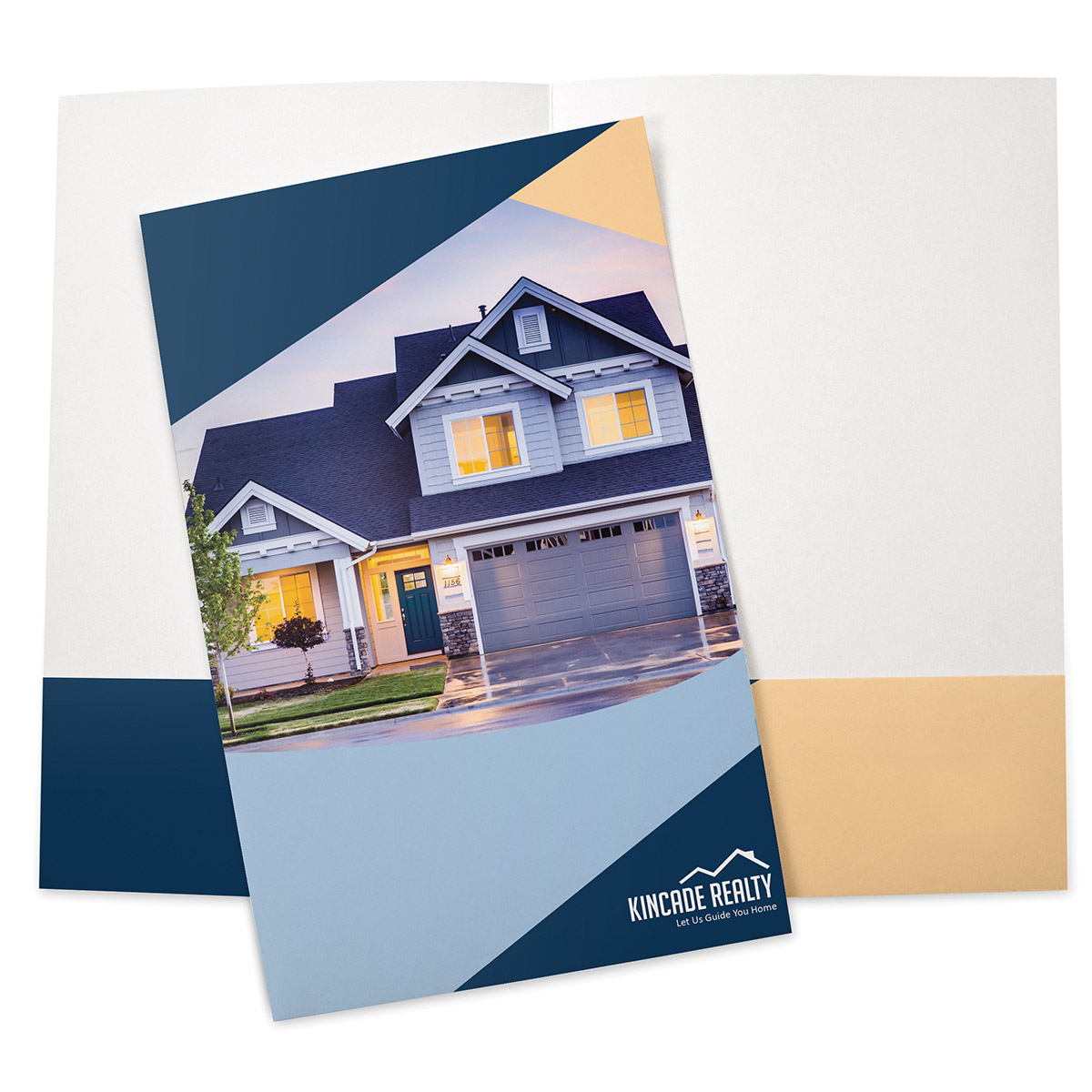 Legal Sized Pocket Folder Ink Printed - Classic Papers 1