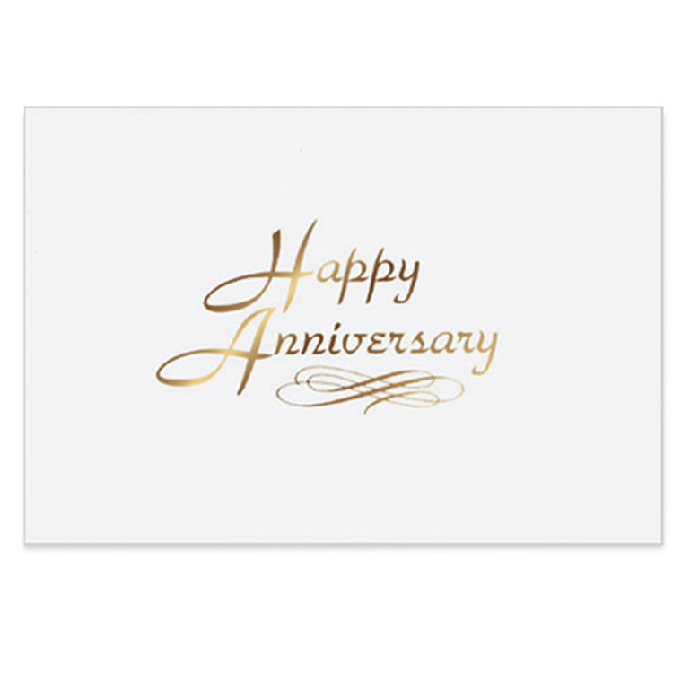 Happy Anniversary Business Note Card (3 1/2"x5") 1 Happy Anniversary Business Note Card (3 1/2"x5") 1