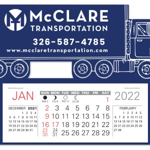 Semi Truck Easy Stick Calendar 1 Semi Truck Easy Stick Calendar 1