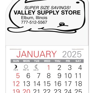 Whale Shape Value Stick Adhesive Calendar 1 Whale Shape Value Stick Adhesive Calendar 1