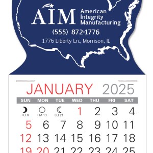USA Shape Value Stick Adhesive Calendar 1 USA Shape Value Stick Adhesive Calendar 1