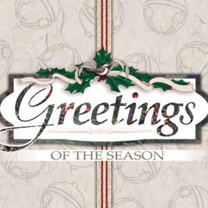 Classic-Holiday Present with Greetings Holiday Greeting Card (5"x7") 1 Classic-Holiday Present with Greetings Holiday Greeting Card (5"x7") 1