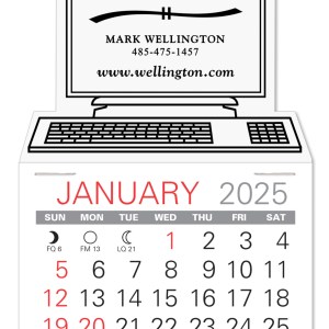 Computer Shape Value Stick Adhesive Calendar 1 Computer Shape Value Stick Adhesive Calendar 1