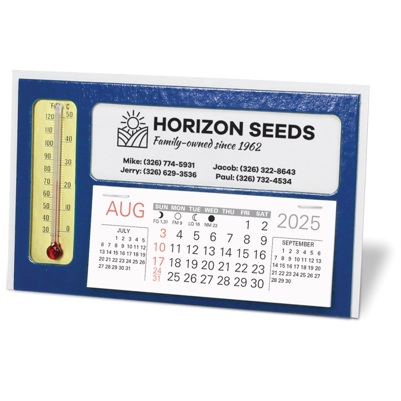 Window Premier Desk Calendar with Thermometer 1 Window Premier Desk Calendar with Thermometer 1