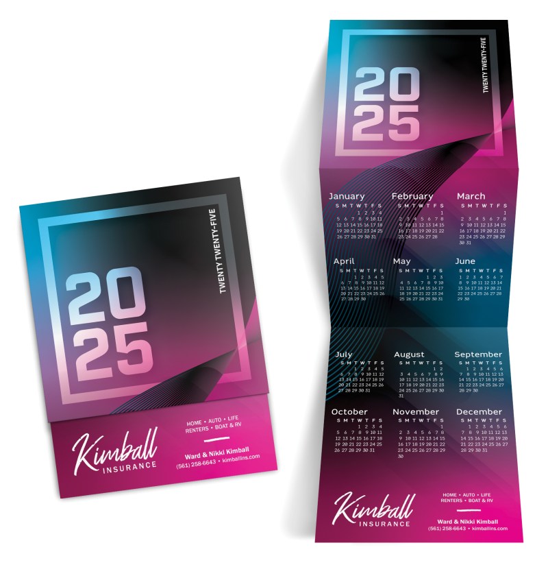 Color Blocks Trifold Calendar 1 Color Blocks Trifold Calendar 1