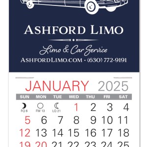 Limo Shape Value Stick Adhesive Calendar 1 Limo Shape Value Stick Adhesive Calendar 1