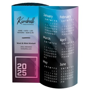 Color Block Wave Calendar 1 Color Block Wave Calendar 1
