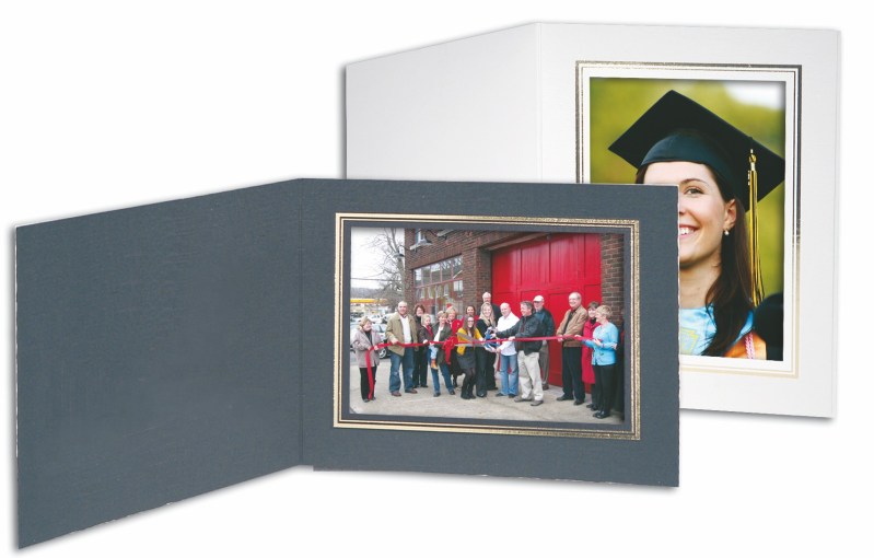 White Horizontal Portrait Folder (5"x7") 1 White Horizontal Portrait Folder (5"x7") 1