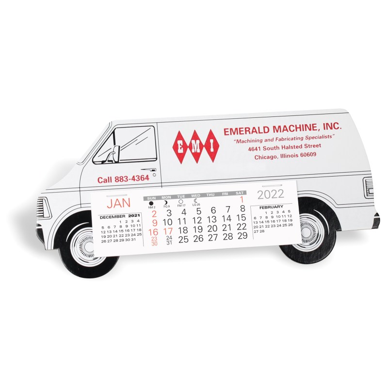 Long Van Standard Truck Calendar 1 Long Van Standard Truck Calendar 1