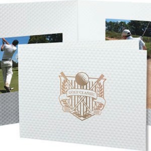 Golf Ball Texture Folder with Double Opening 1 Golf Ball Texture Folder with Double Opening 1